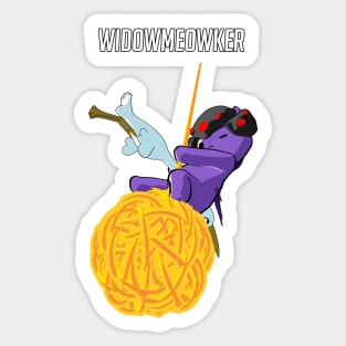 Widowmeowker Wrecking Ball - Katsuwatch Sticker